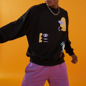 STORYTELLER SWEATSHIRT - BLACK