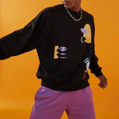 STORYTELLER SWEATSHIRT - BLACK