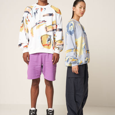 RETROMA SWEATSHIRT - WHITE