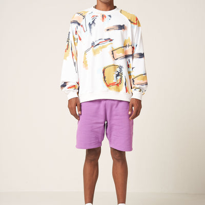 RETROMA SWEATSHIRT - WHITE