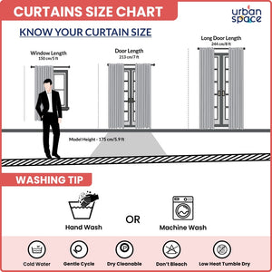 Blackout Curtains, Digital Printed Curtains, Pack of 1 Curtains - Nemo Terra