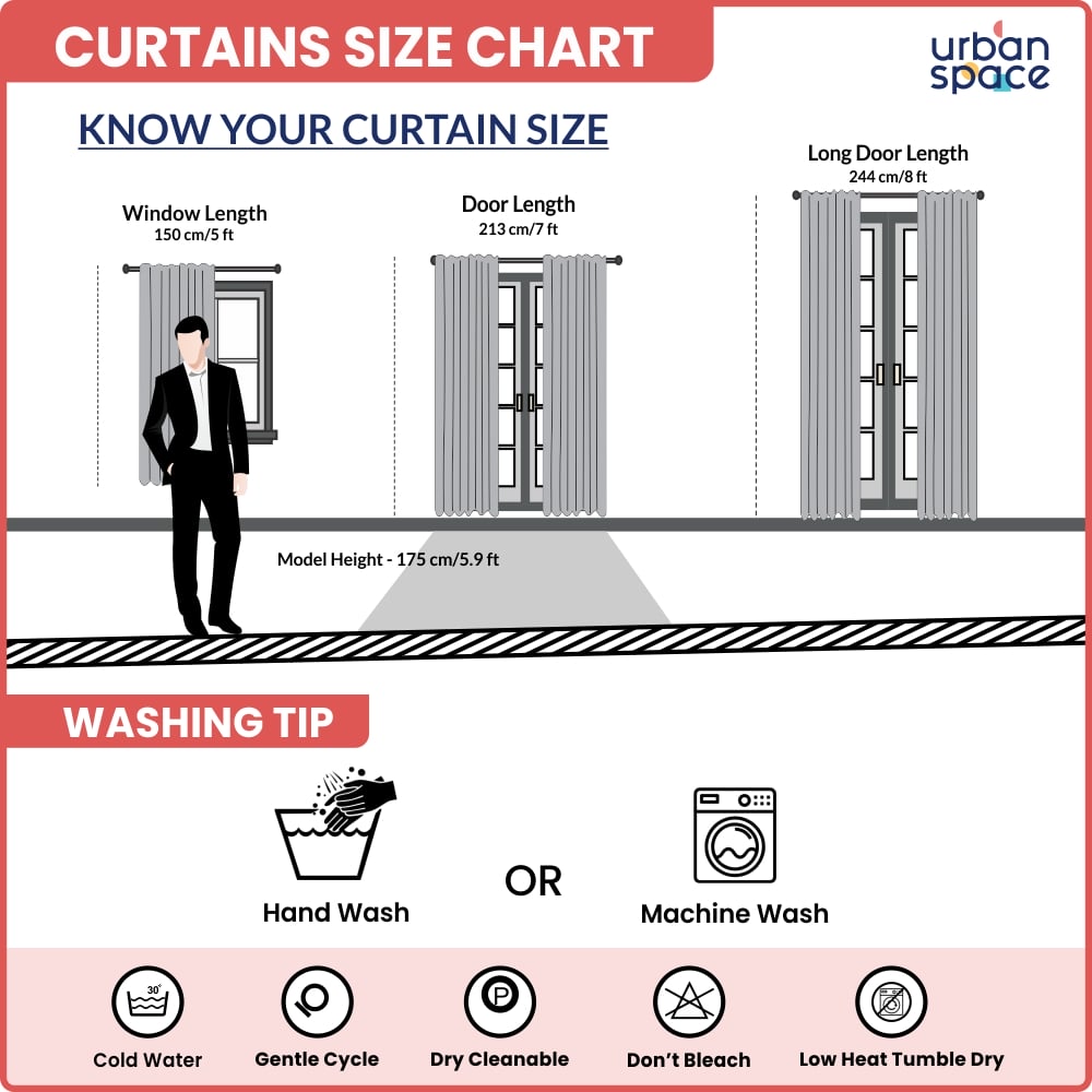 Blackout Curtains, Digital Printed Curtains, Pack of 1 Curtains - Nemo Terra