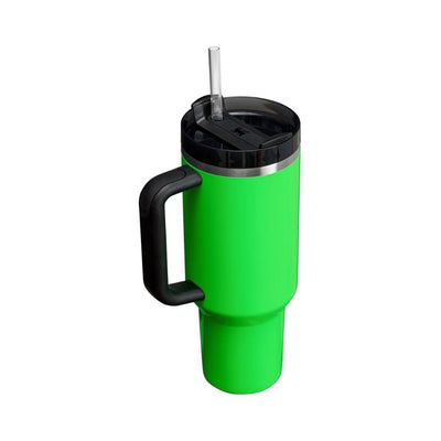 Stanley Quencher H2.0 Flowstate™ Tumbler | 40 OZ Neon Green