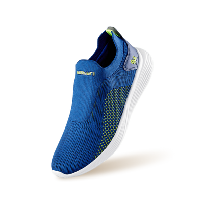 Everyday Basic Slip Ons : Neon Navy