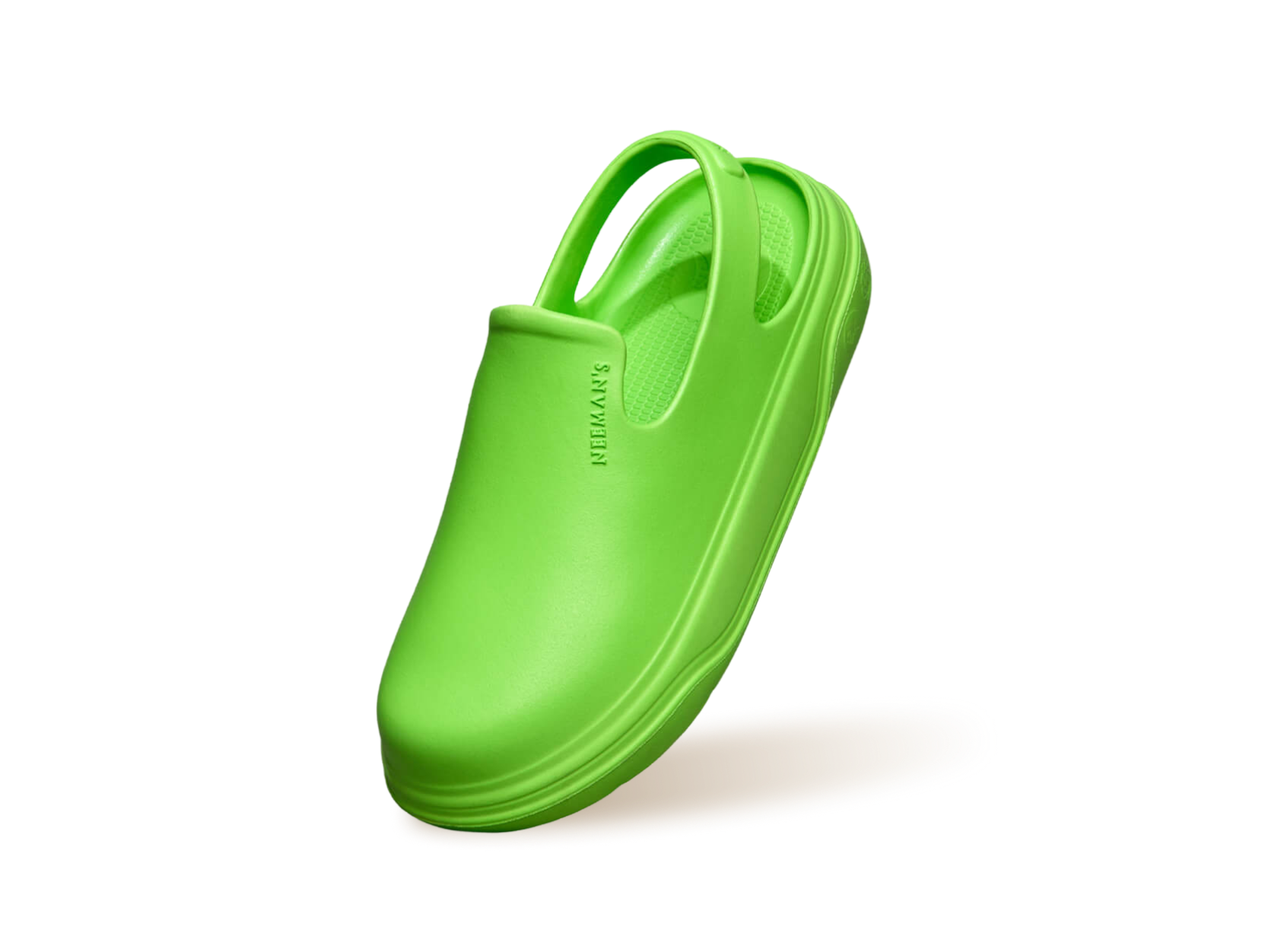 Cushers Clogs For Women : Neon Green