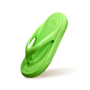Cushers Flips For Women : Neon Green