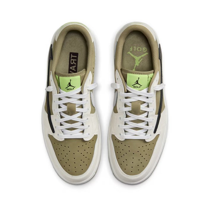 Travis Scott x Air Jordan 1 Low Golf Neutral Olive