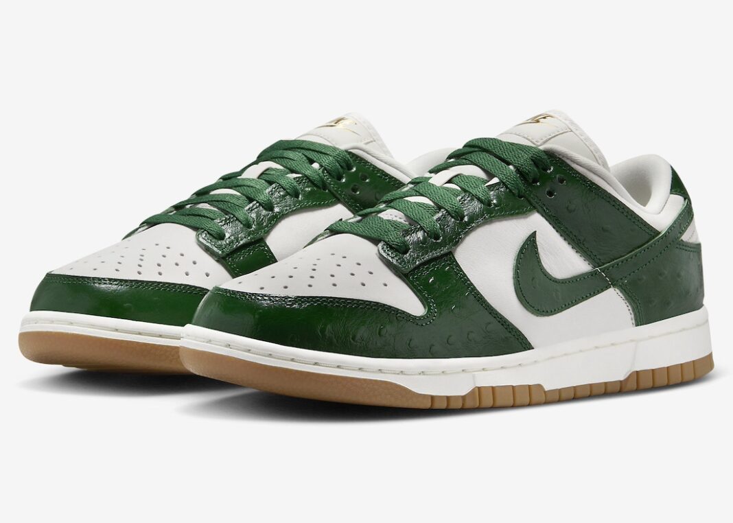 Nike Dunk Low  Green Ostrich