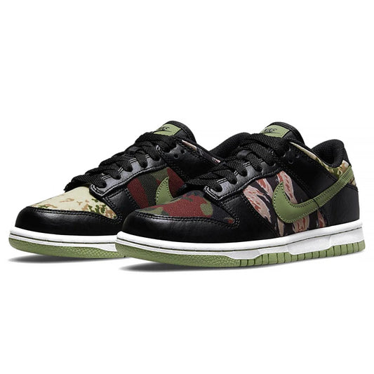 Nike Dunk Low SE Sail Crazy-Camo (Left UK 7.5, Right UK 6.5)