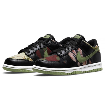 Nike Dunk Low SE Sail Crazy-Camo (Left UK 7.5, Right UK 6.5)