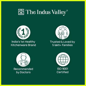 9 Pit/Cup CASTrong Cast Iron Paniyaram/Appe Pan+ Glass Lid, Pre-seasoned, Natural Nonstick, 100% Pure, Toxin-free, 21 cm, 2.7 kg