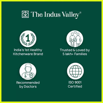 9 Pit/Cup CASTrong Cast Iron Paniyaram/Appe Pan+ Glass Lid, Pre-seasoned, Natural Nonstick, 100% Pure, Toxin-free, 21 cm, 2.7 kg