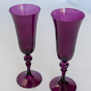 Estelle Colored Regal Flute - Set of 2 {Amethyst}