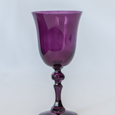 Estelle Colored Regal Goblet - Set of 2 {Amethyst}