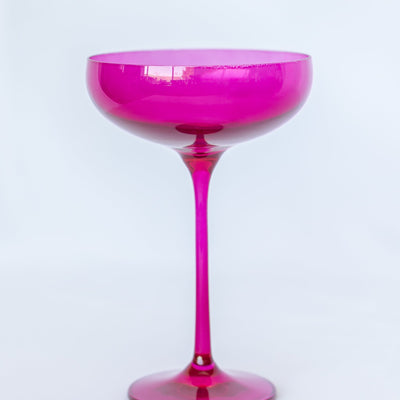 Estelle Colored Champagne Coupe - Set of 6 {Custom Set}