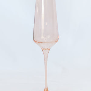 Estelle Colored Champagne Flute - Set of 2 {Blush Pink}