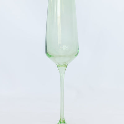 Estelle Colored Champagne Flute - Set of 2 {Mint Green}