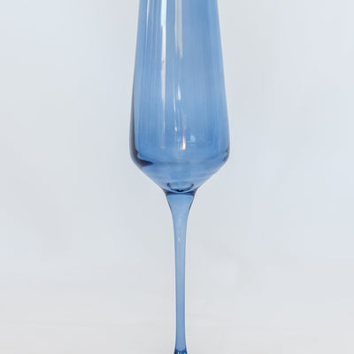 Estelle Colored Champagne Flute - Set of 6 {Cobalt Blue}