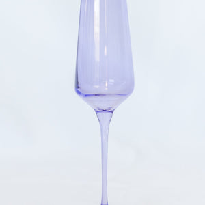 Estelle Colored Champagne Flute - Set of 6 {Lavender}