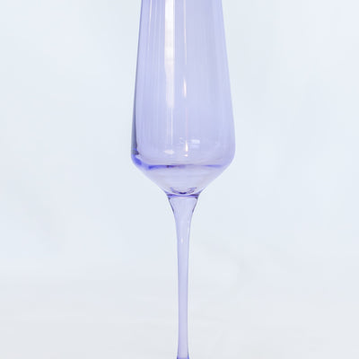 Estelle Colored Champagne Flute - Set of 6 {Lavender}