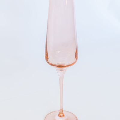 Estelle Colored Champagne Flute - Set of 2 {Blush Pink}