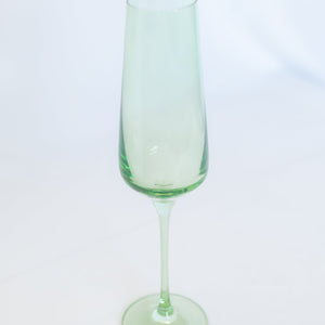 Estelle Colored Champagne Flute - Set of 2 {Mint Green}