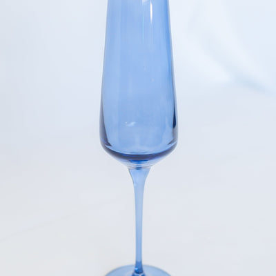 Estelle Colored Champagne Flute - Set of 2 {Cobalt Blue}