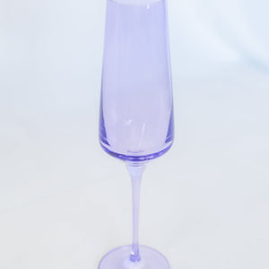 Estelle Colored Champagne Flute - Set of 2 {Lavender}