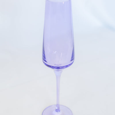 Estelle Colored Champagne Flute - Set of 2 {Lavender}
