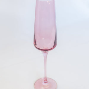 Estelle Colored Champagne Flute - Set of 2 {Rose}
