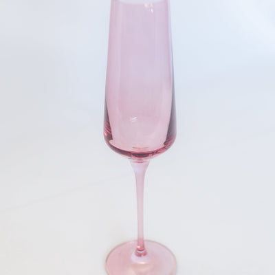 Estelle Colored Champagne Flute - Set of 2 {Rose}