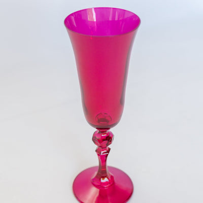 Estelle Colored Regal Flute - Set of 2 {Viva Magenta (Our Fuchsia)}