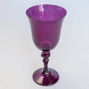 Estelle Colored Regal Goblet - Set of 2 {Amethyst}
