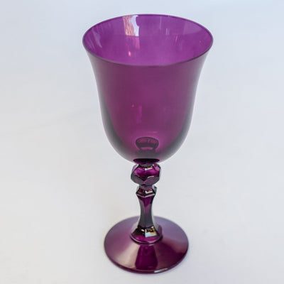 Estelle Colored Regal Goblet - Set of 2 {Amethyst}
