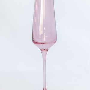 Estelle Colored Champagne Flute - Set of 6 {Rose}