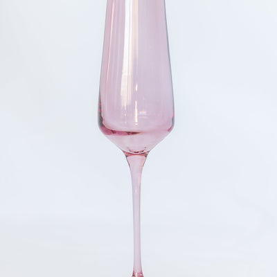 Estelle Colored Champagne Flute - Set of 6 {Rose}