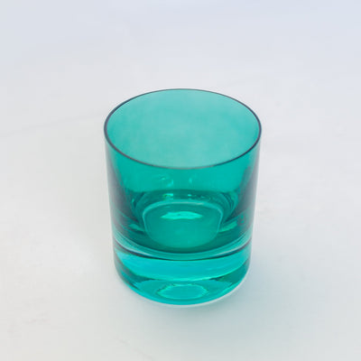 Estelle Colored Rocks Glass - Set of 6 {Emerald Green}