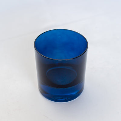 Estelle Colored Rocks Glass - Set of 6 {Midnight Blue}