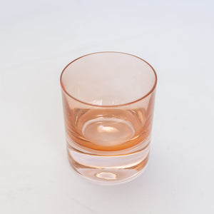 Estelle Colored Rocks Glass - Set of 6 {Blush Pink}