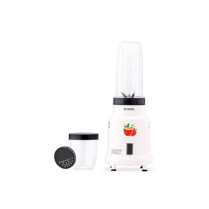 Hector Nutri Blender Complete Kitchen Machine with 2 Unbreakable Jars, 400W (White)