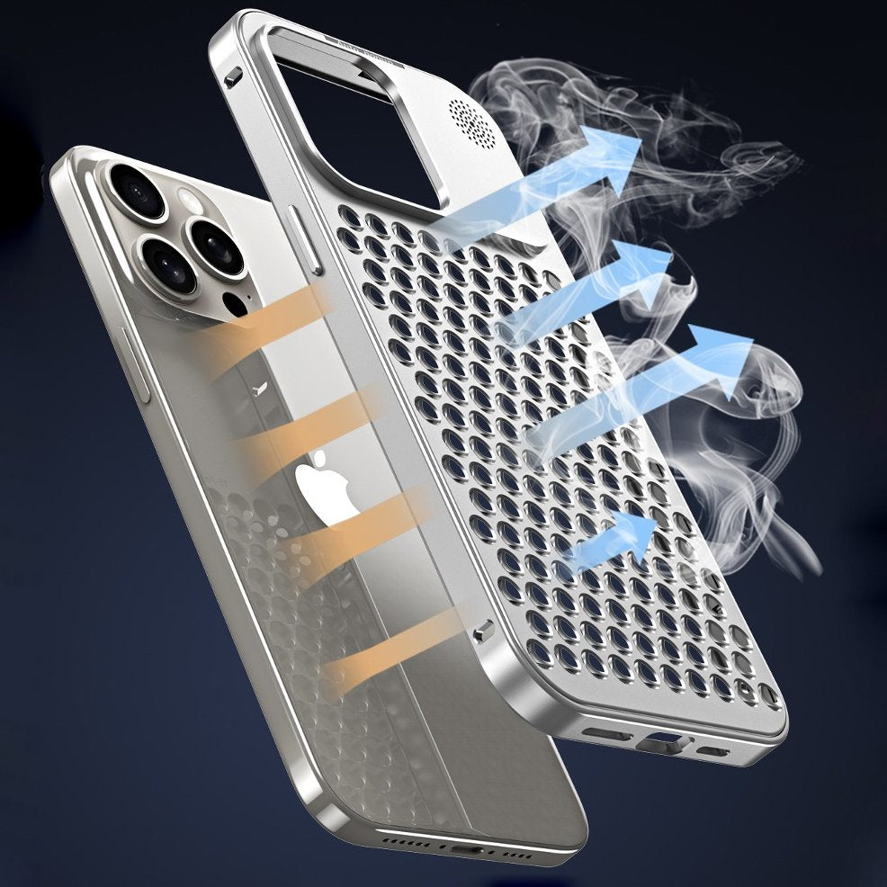iPhone 15 Series Aero Mesh Pro ® Metallic Hybrid Case