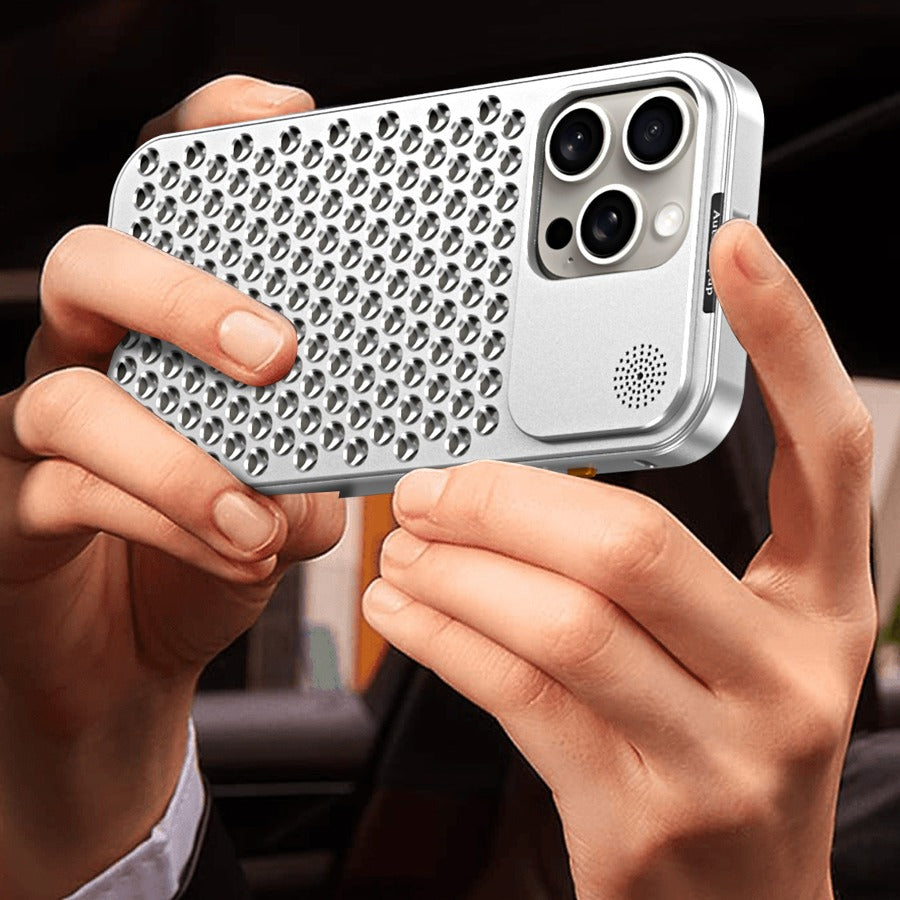 iPhone 15 Series Aero Mesh Pro ® Metallic Hybrid Case