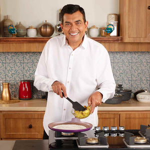 Royal Velvet 24 cm Non-Stick Dosa Tawa | Induction Bottom.