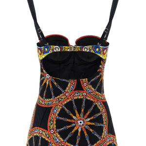 Dolce & Gabbana Carretto One-piece Swimsuit