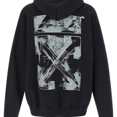 Off White Paint Arrow Skate Hoodie