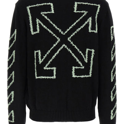 Off White Diag Outline Sweater