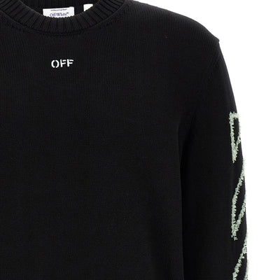 Off White Diag Outline Sweater