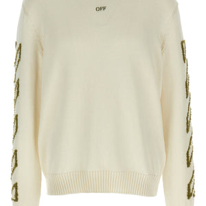 Off White Diag Outline Sweater