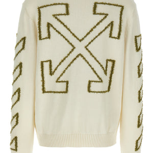 Off White Diag Outline Sweater