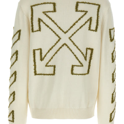 Off White Diag Outline Sweater